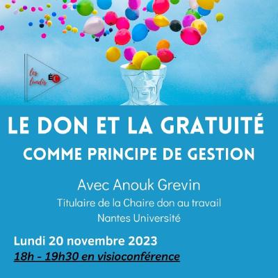 Affiche don gratuité